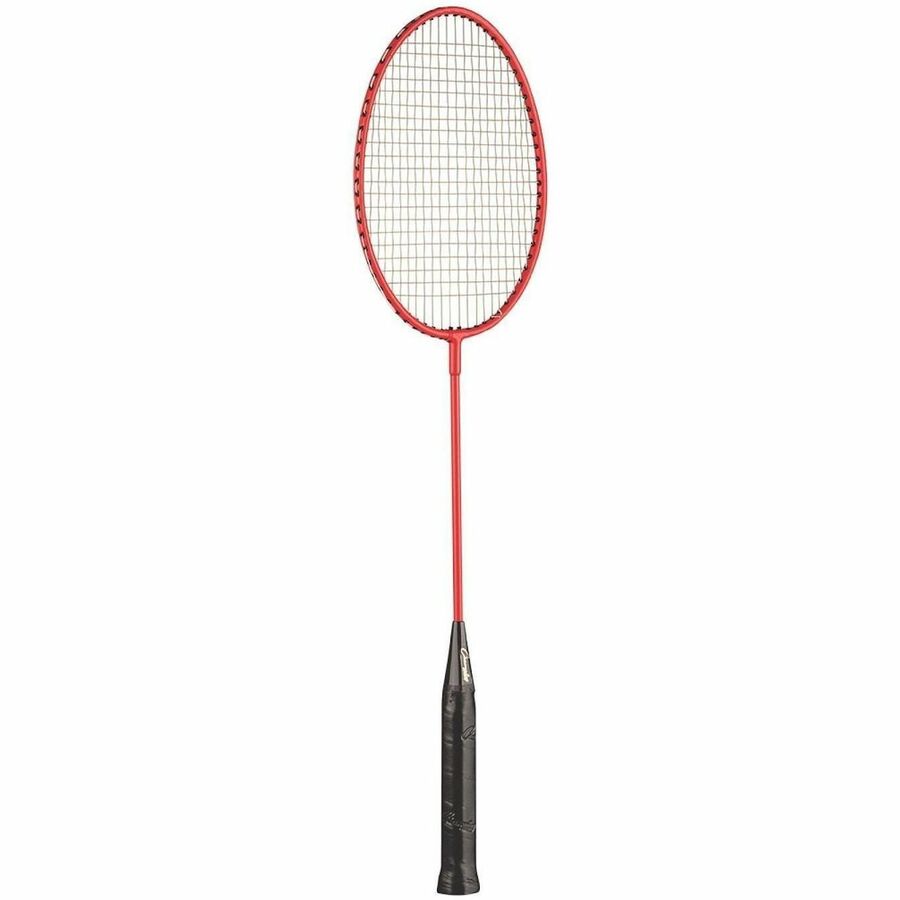 Champion Sports Tempered Steel Badminton Racket Set - Red, Orange, Yellow, Green, Blue, Purple - Nylon, Leather, Tempered Steel