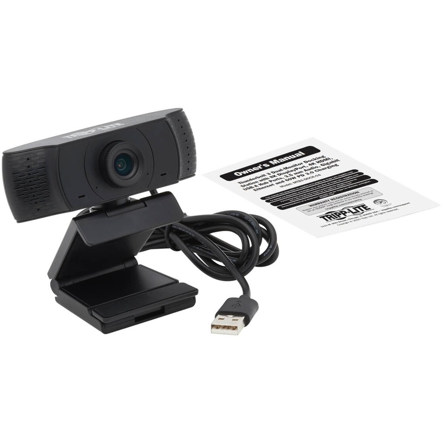 Tripp Lite by Eaton HD 1080p USB Webcam with Microphone for Laptops and Desktop PCs