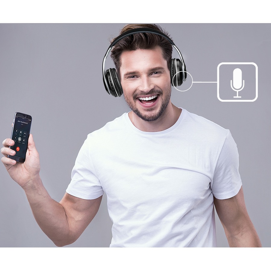 Xtream P500 - Bluetooth stereo headphone with built in microphone - 5.0 Bluetooth - 3.5mm jack - 200mAh rechargeable battery - built in microphone - Multimedia Headphones - ADEXTREAMP500
