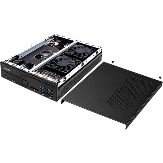 Shuttle XPC slim DH410S Barebone System - Slim PC - Socket LGA-1200 - 1 x Processor Support