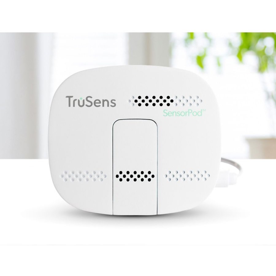 TruSens Air Purifiers with Air Quality Monitor - HEPA, Ultraviolet - 375 Sq. ft. - White
