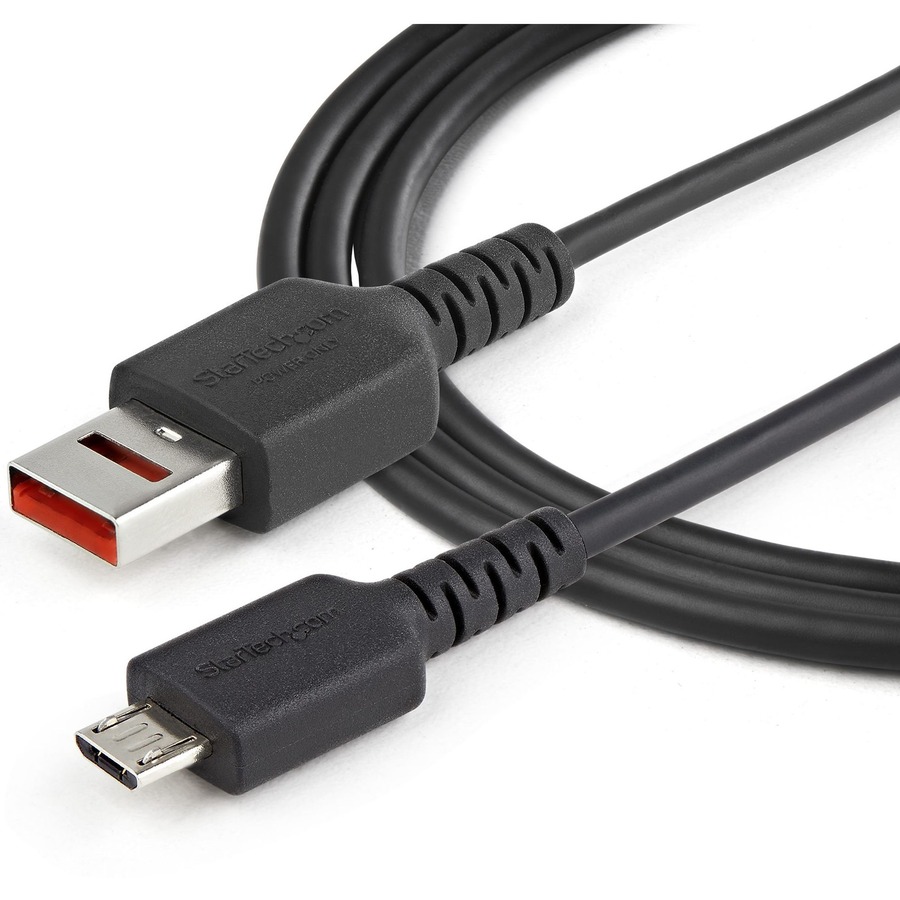 StarTech.com 3ft (1m) Secure Charging Cable, USB-A to Micro USB