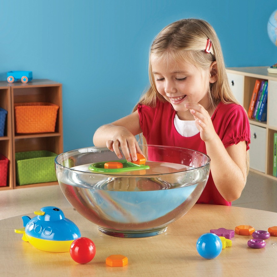Learning Resources STEM Sink or Float Activity Set - Theme/Subject: Fun - Skill Learning: STEM, Problem Solving, Critical Thinking, Exploration, Color - 32 Pieces - 6-10 Year - Sand & Water Play - LRN2827