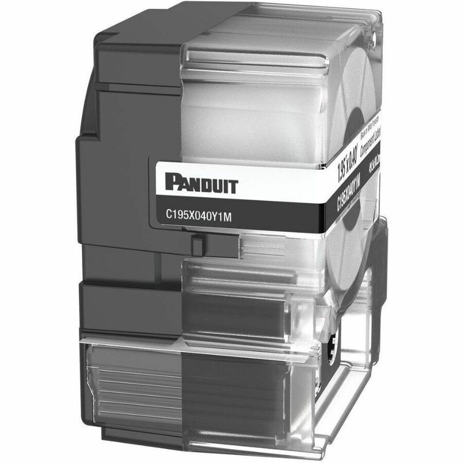 Panduit PXE C195X040Y1M MP Printer Network Component Label, Polyester, Wht, 0.4"x1.95"