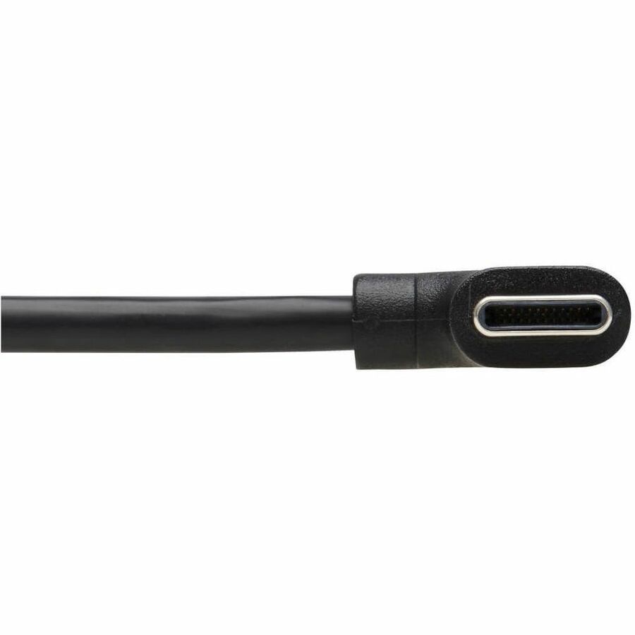 Eaton Tripp Lite Series USB-C Cable (M/M) - USB 2.0, Right-Angle Plug, Black, 2 m (6.6 ft.)