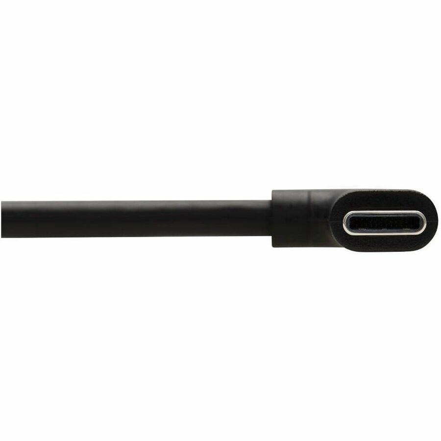 Eaton Tripp Lite Series USB-C Cable (M/M) - USB 2.0, 5A (100W) Rated, Right-Angle Plug, Black, 2 m (6.6 ft.)