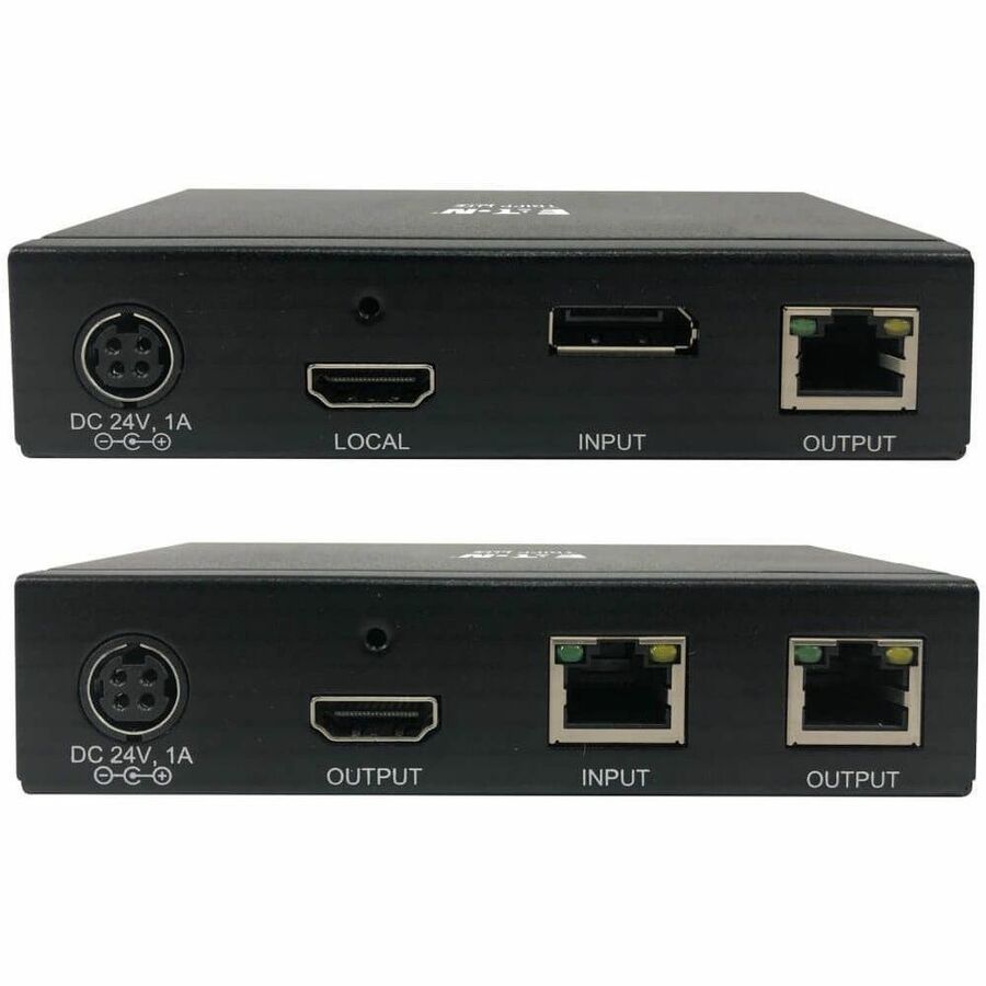 Tripp Lite by Eaton DisplayPort to HDMI over Cat6 Extender Kit Transmitter/Transceiver - 4K 60 Hz HDR 4:4:4 PoC 230 ft. (70.1 m) TAA