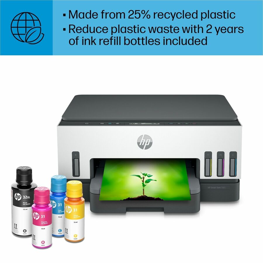HP Smart Tank 7001 28B49A#B1H Wireless Color Inkjet All-In-One Printer