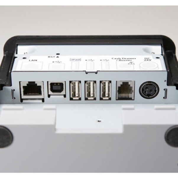 Star Micronics mC-Print3, Thermal, Ethernet (LAN), USB, Lightning, Bluetooth (MFi), CloudPRNT - 3" Receipt Printer - 250mm/sec - Monochrome - Auto Cutter - Black Color - External Power Supply Included