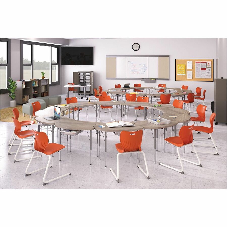 HON Build Series Ribbon Shape Tabletop