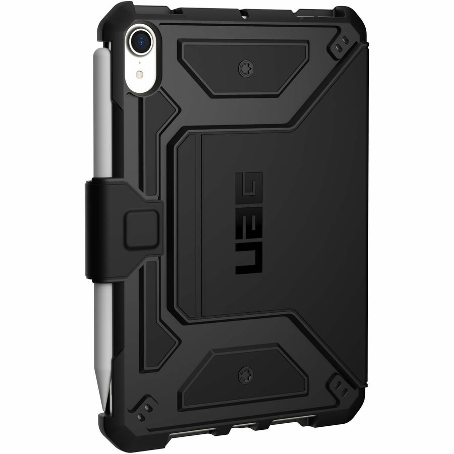 Urban Armor Gear Metropolis SE Carrying Case (Folio) Apple iPad mini (6th Generation) Tablet, Apple Pencil, Stylus - Black