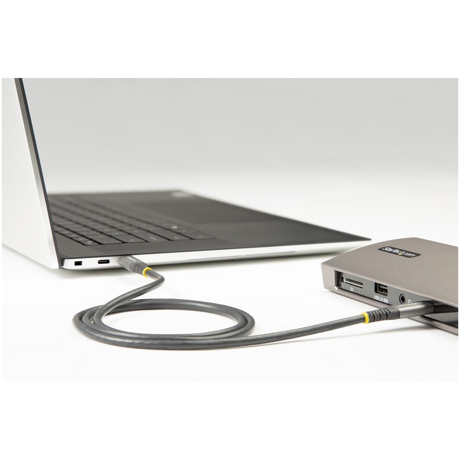 StarTech.com 6ft 2m USB C Cable, High Quality USB-C Cable, USB 3.0 (5Gbps) Type-C Cable, 5A/100W PD, DP Alt Mode, USB C Cord