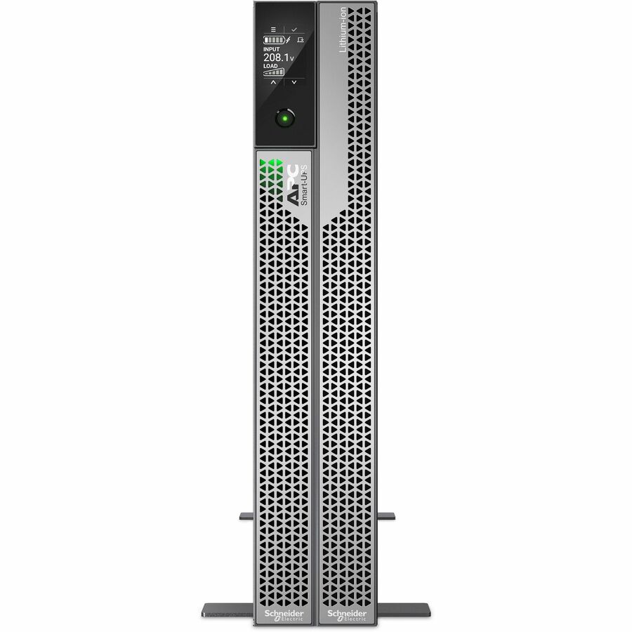 APC Smart-UPS Ultra On-Line, 5000VA, Lithium-ion, Rack/Tower 2U, 208V, 2 L6-20R + 2 L6-30R NEMA outlets, Network Card, Extended runtime, W/rail kit