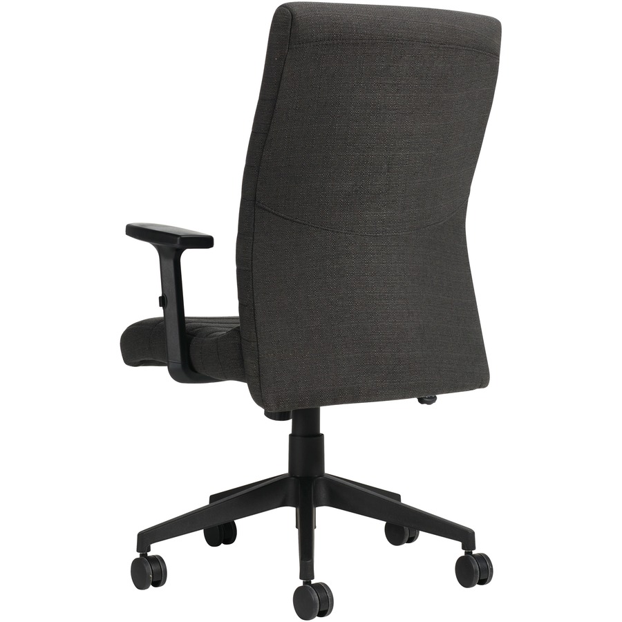 Offices To Go Carleton Management Chair High Back Dark Grey - High Back - Dark Gray - Textured Fabric - 1 Each = GLBOTG11358
