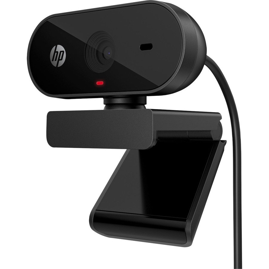 HP 325 Webcam - USB Type A - 1920 x 1080 Video - 66&deg; Angle - Microphone - Notebook, Monitor