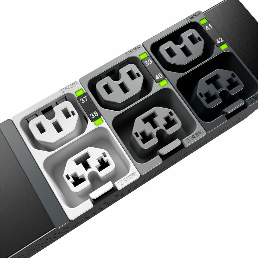 APC NetShelter Rack PDU Advanced, Metered Outlet, 3Phase, 17.3kW, 208V 60A, 42 Outlets, 460P9