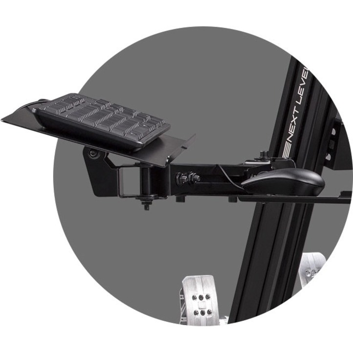 Next Level Racing Elite Keyboard And Mouse Tray- Black Edition