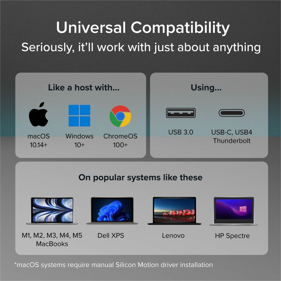 Plugable USB C to DisplayPort Adapter, Universal Video Graphics Adapter for USB 3.0 and USB-C Macs and Windows
