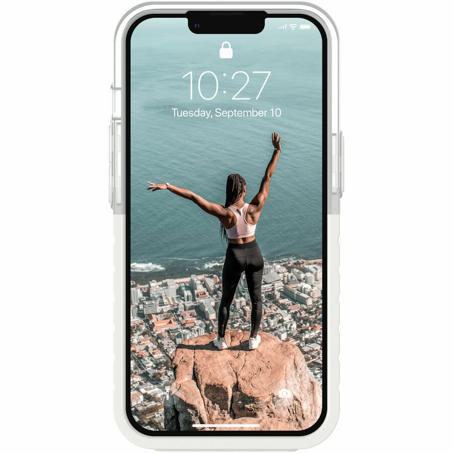 UAG protective case for Apple iPhone 13 in Dip Marshmallow finish — alternate view 3