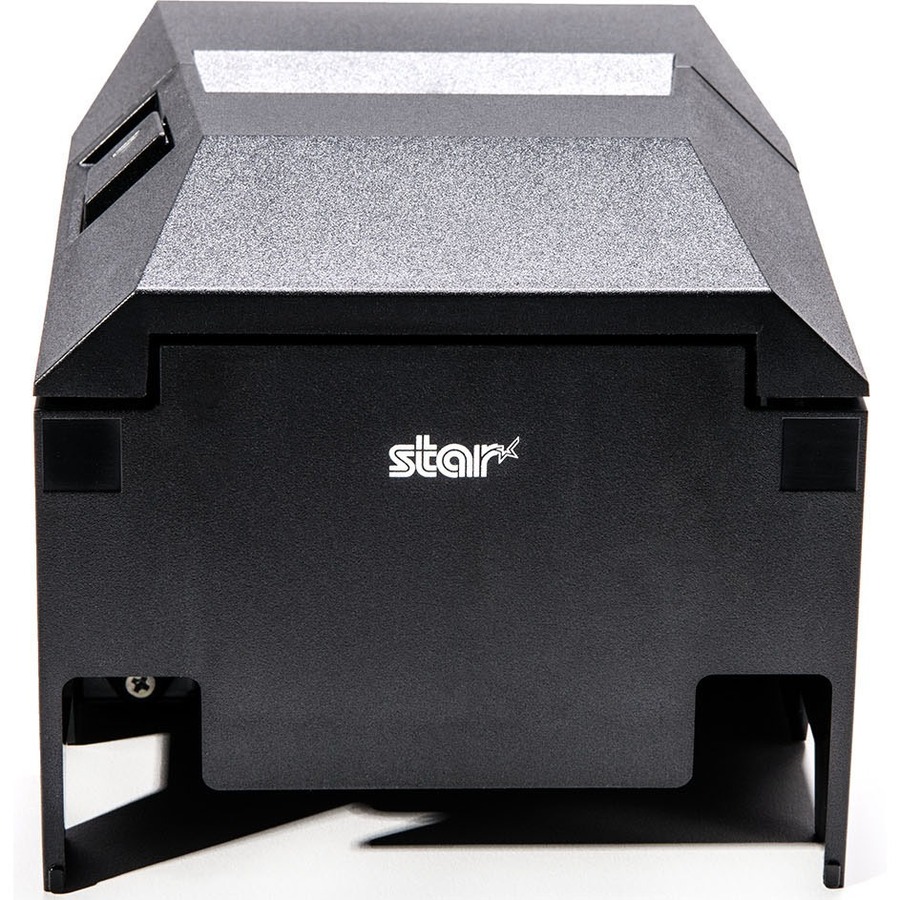 Star Micronics TSP143IVUW Thermal Receipt Printer - TSP100IV, Thermal, Cutter, WLAN, USB-C, Ethernet (LAN), CloudPRNT, Gray, Ethernet and USB Cable, Int PS