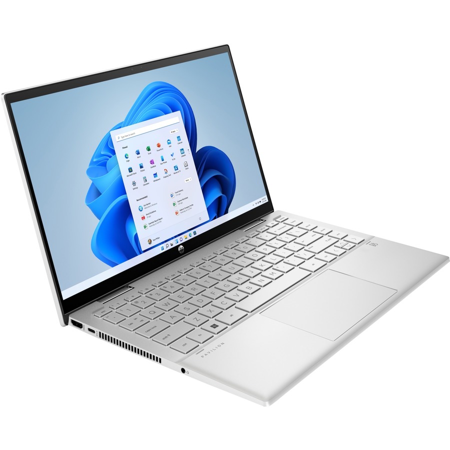 HP Pavilion x360 14-dy2010nr 14" Touchscreen Convertible 2 in 1 Notebook - Full HD - 1920 x 1080 - Intel Core i5 i5-1235U - 8 GB Total RAM - 1 TB SSD - Natural Silver