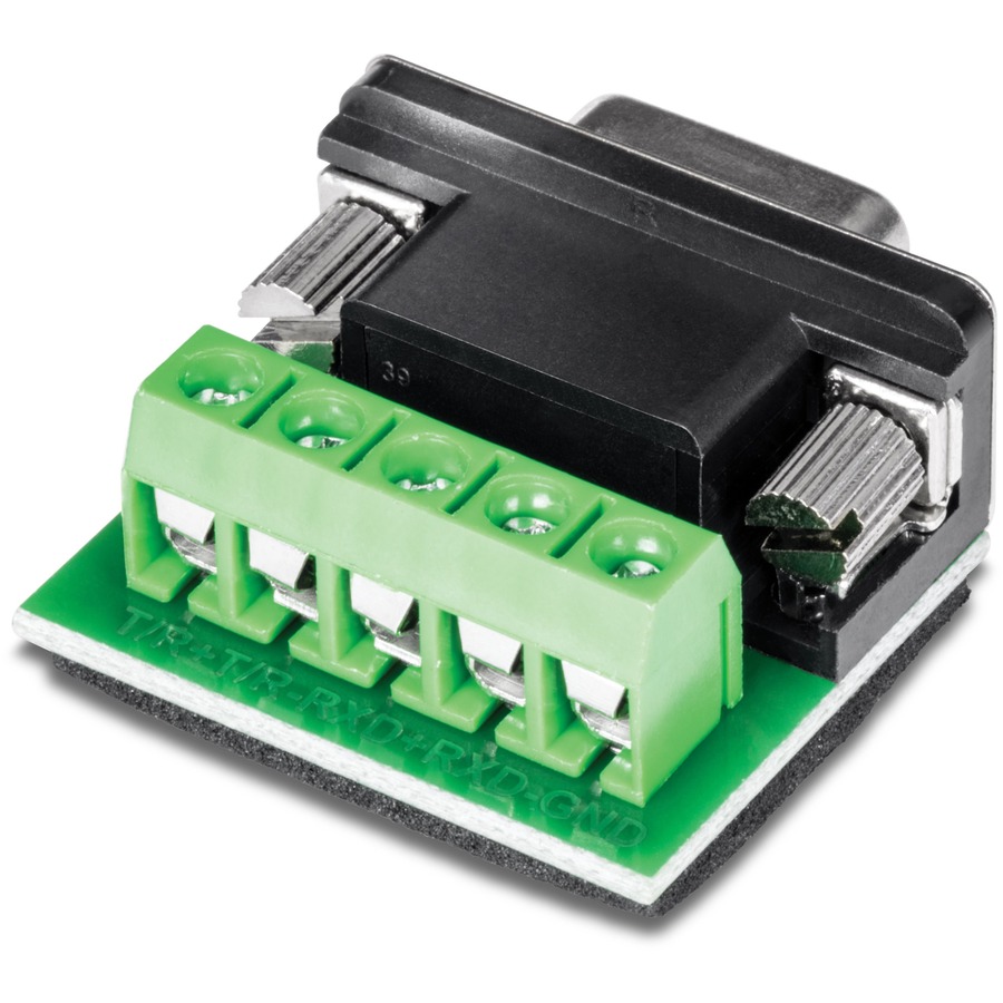 TRENDnet RS232 to RS422 RS485 Converter Adapter (4- Pack), Serial Port Data Converter, Black, TI-S400