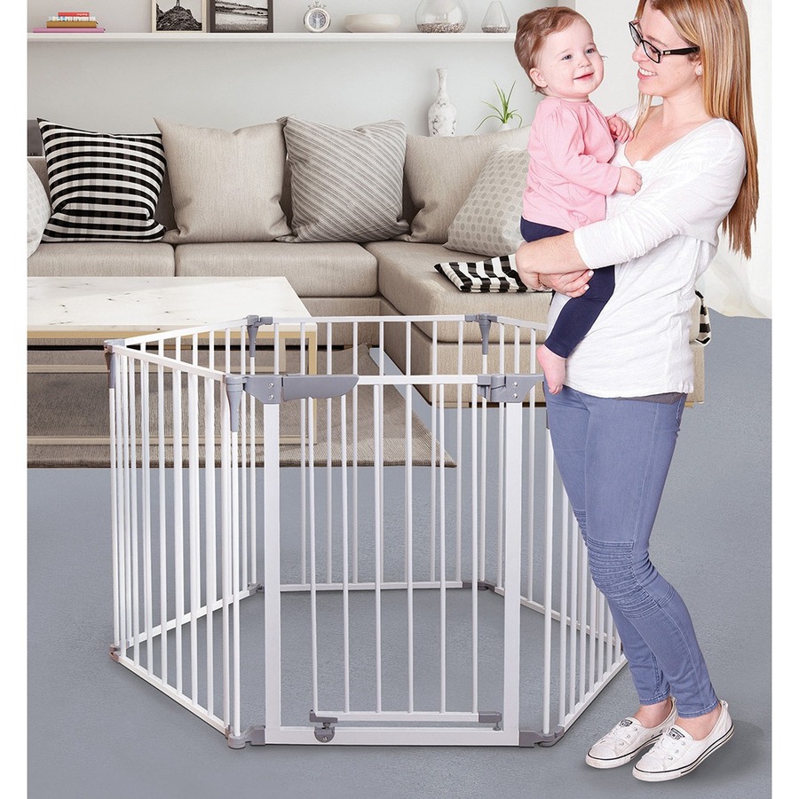 Dreambaby Royale 3-in-1 Converta Play-Yard, Wide Adjusta-Gate and Fireplace Guard - Safety Gates - EDRDBL849