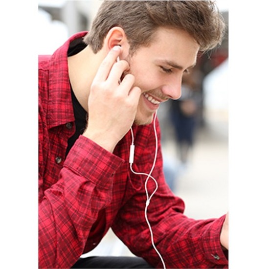 Hamilton Buhl Ear Buds with In-Line Microphone, Qty. 500