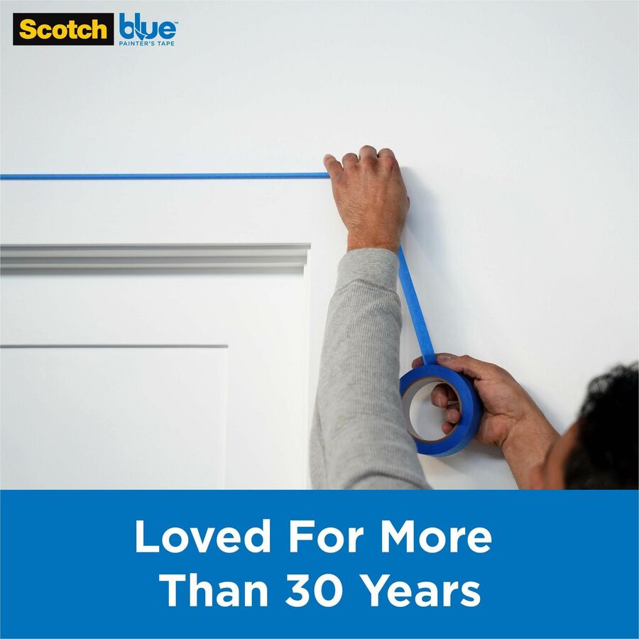 ScotchBlue Multi-Surface Painter's Tape - 60 yd Length x 0.94" Width - 1 Roll - Blue