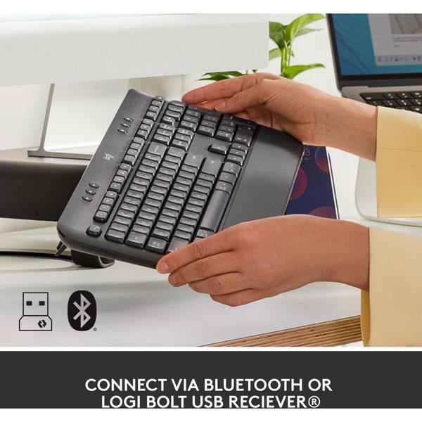 LOGITECH K650 Signature Wireless Keyboard w/Bolt Receiver (Graphite)
