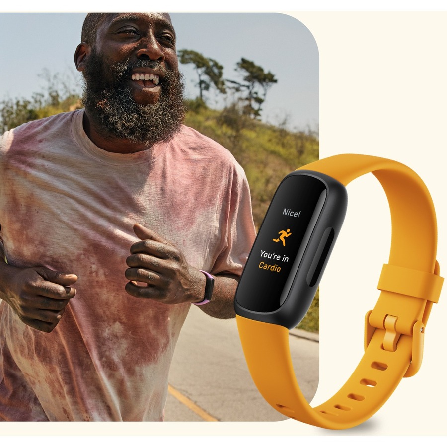 GOOGLE - FITBIT FITBIT INSPIRE 3 MORNING GLOW/BLACK — alternate view 3