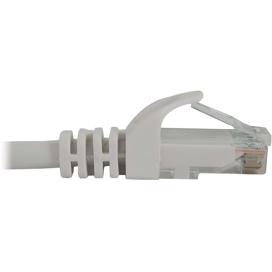 Eaton Tripp Lite Series Cat6a 10G Snagless Molded UTP Ethernet Cable (RJ45 M/M), PoE, White, 2 ft. (0.6 m)