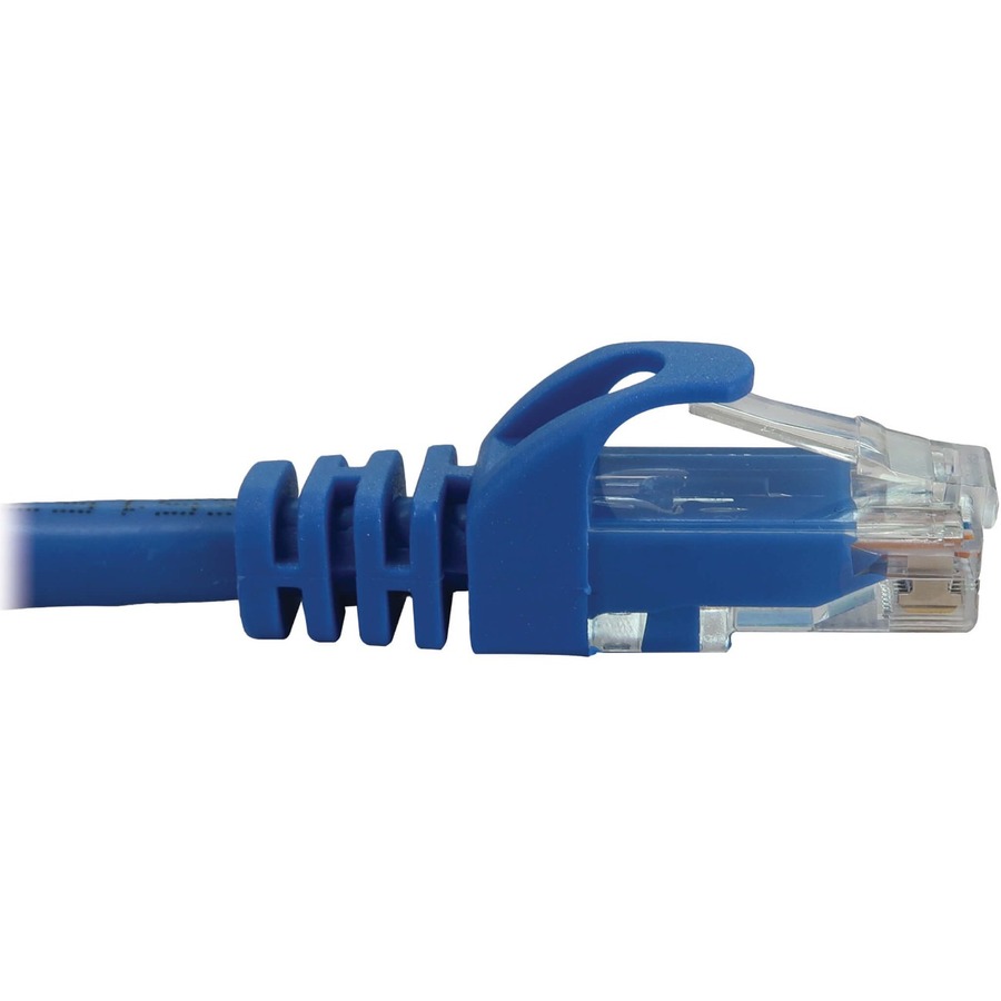 Eaton Tripp Lite Series Cat6a 10G Snagless Molded UTP Ethernet Cable (RJ45 M/M), PoE, Blue, 3 ft. (0.9 m)