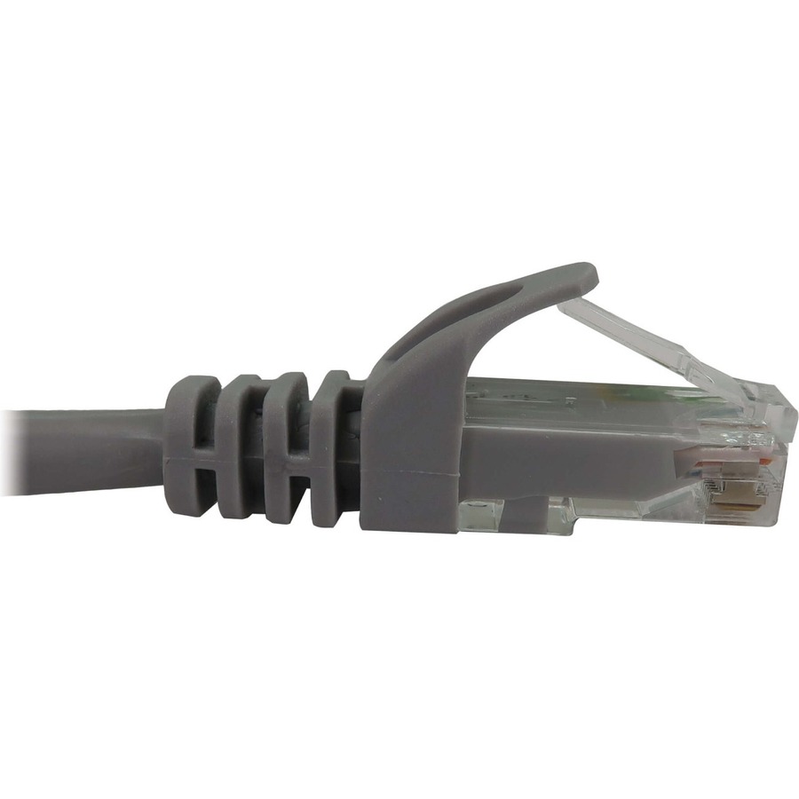Eaton Tripp Lite Series Cat6a 10G Snagless Molded UTP Ethernet Cable (RJ45 M/M), PoE, Gray, 7 ft. (2.1 m)