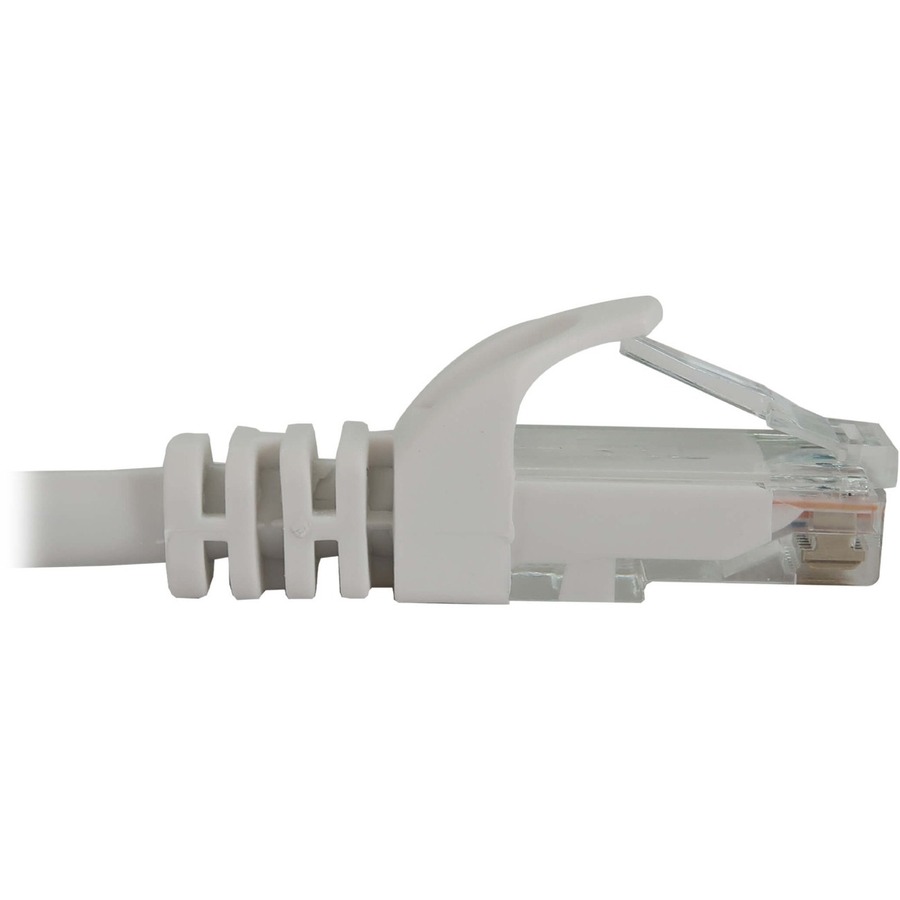 Eaton Tripp Lite Series Cat6a 10G Snagless Molded UTP Ethernet Cable (RJ45 M/M), PoE, White, 20 ft. (6.1 m)