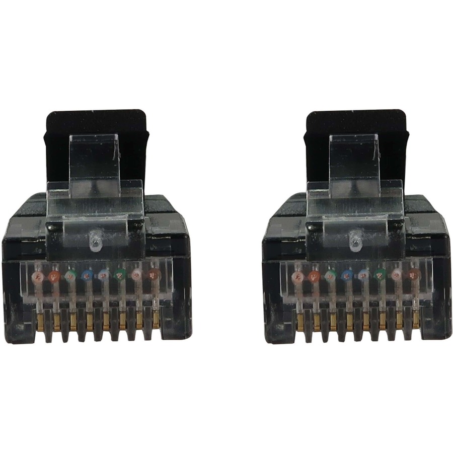 Tripp Lite by Eaton Cat6a 10G Snagless Molded Slim UTP Ethernet Cable (RJ45 M/M), PoE, Black, 7 ft. (2.1 m)