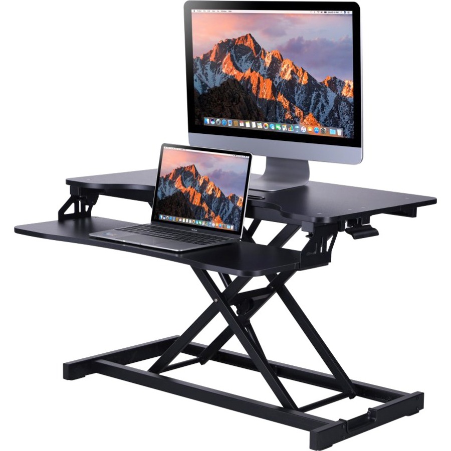 Rocelco VADRB - Hi-Lift Adjustable Desk Riser