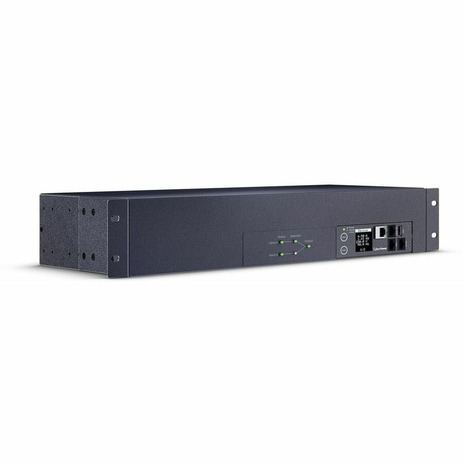CyberPower PDU44007 Single Phase 240 - 200 VAC 30A Switched ATS PDU