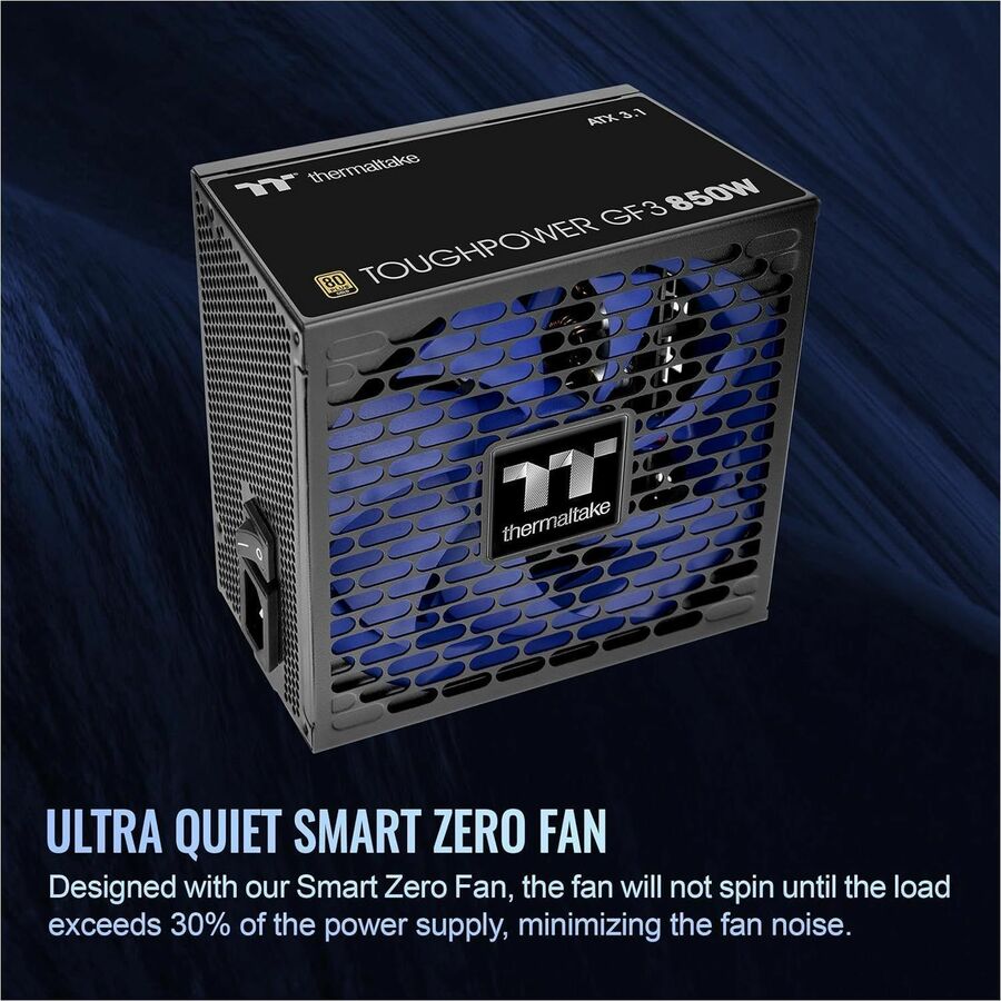 Thermaltake GF3 850W (2026) fully modular ATX power supply with 80 PLUS Gold efficiency — alternate view 3