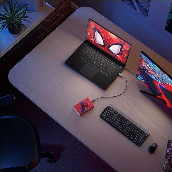 Seagate Spider-Man 2TB Special Edition FireCuda External Hard Drive