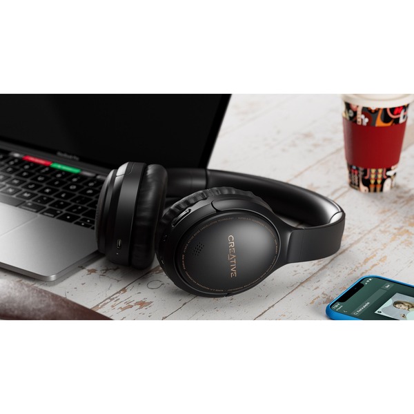 CREATIVE ZEN Hybrid Wireless Over-Ear Headphones, Black