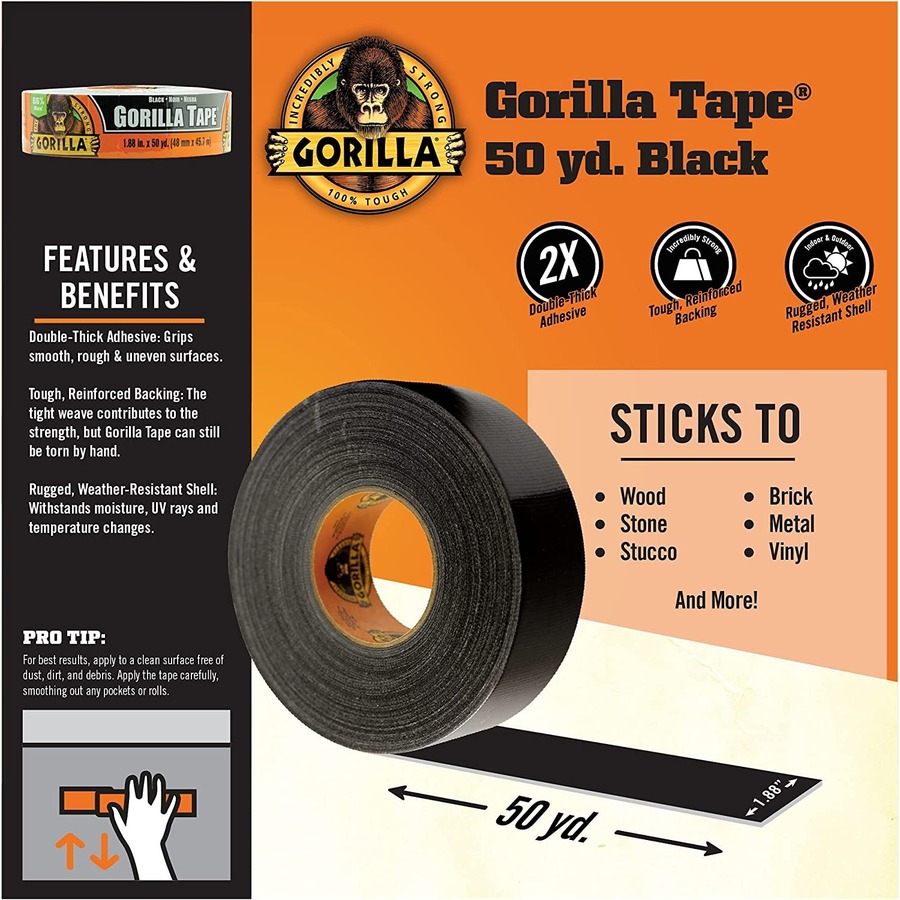 Gorilla Tough & Clear Mounting Tape - Zerbee