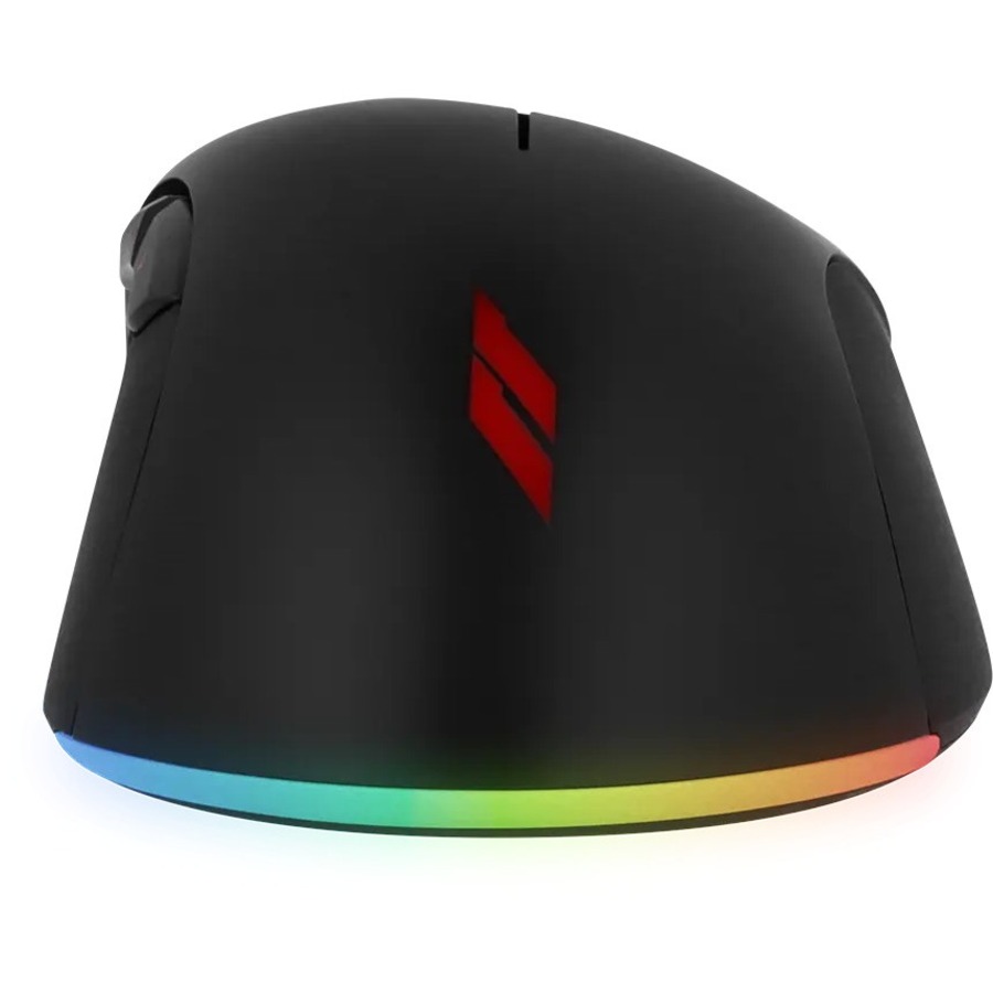 OCPC MR44 Gaming Mouse - Optical - Cable - Black - USB Type A - 16000 dpi - Right-handed