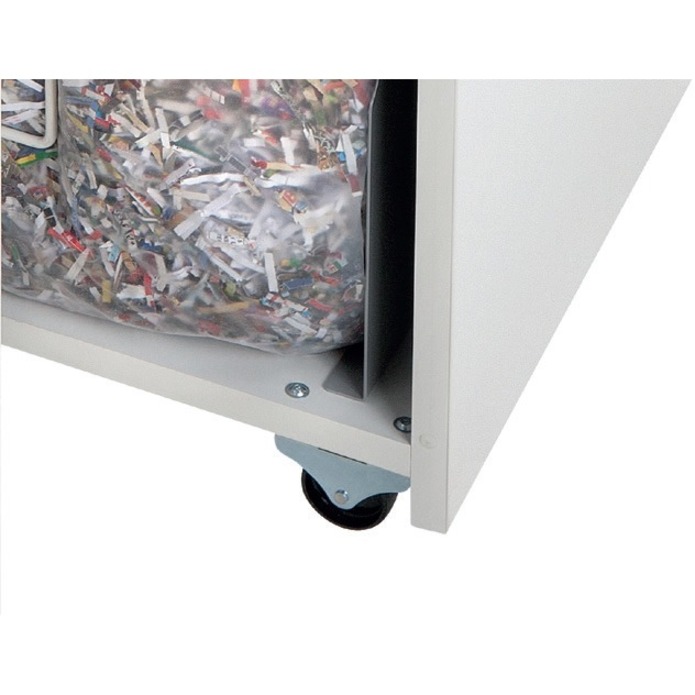 HSM Pure 530 - 3/16" x 1 1/8" - Continuous Shredder - Particle Cut - 16 Per Pass - for shredding Staples, Paper, Paper Clip, Credit Card, CD, DVD - 0.188" x 1.125" Shred Size - P-4/O-3/T-4/E-3/F-1 - 11.81" Throat - 21.10 gal Wastebin Capacity - White - TA