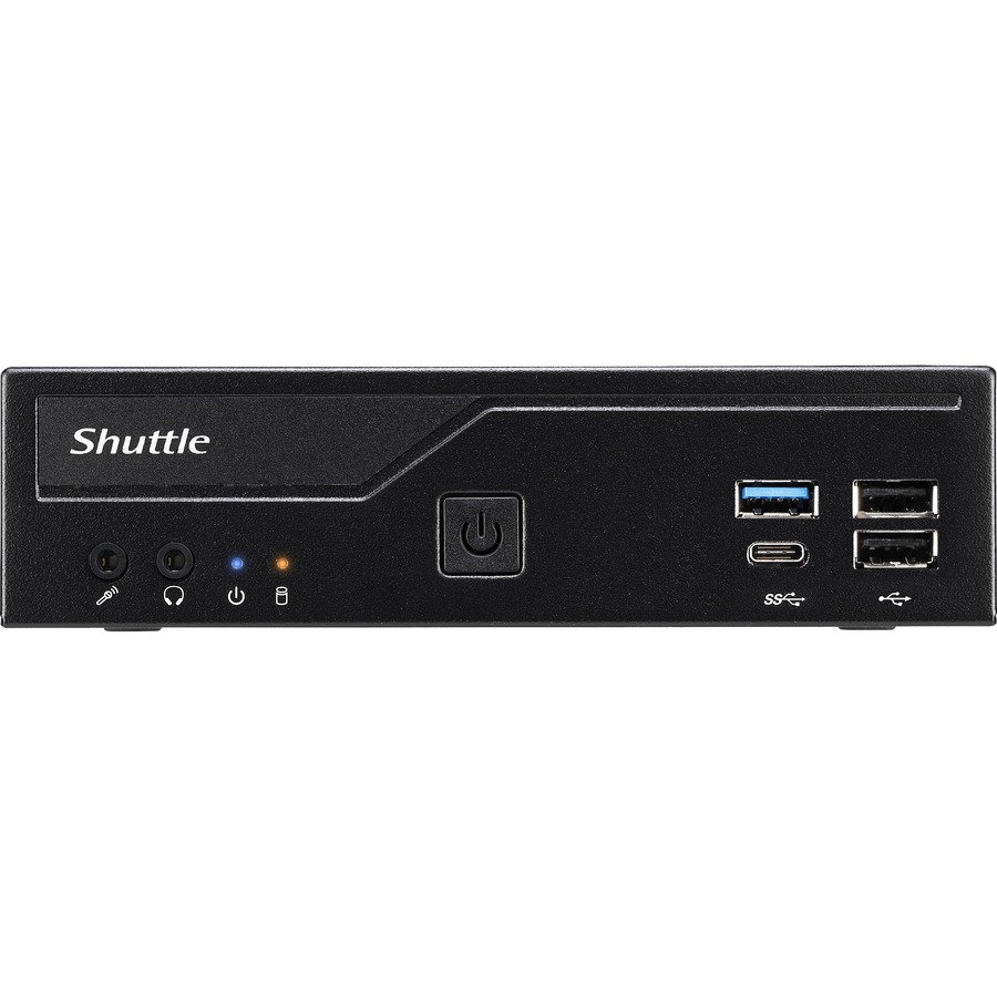 Shuttle XPC slim DH610 Barebone System - Slim PC - Socket LGA-1700 - 1 x Processor Support