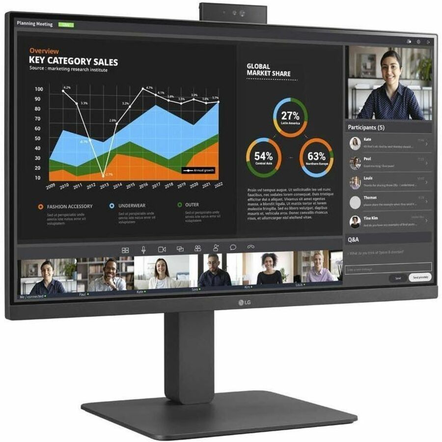 LG 27BR750C-C 27" Class Full HD LCD Monitor - 16:9