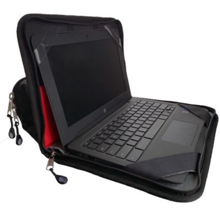 NutKase Rugged Carrying Case for 11" Google Chromebook, Notebook - Black - TAA Compliant