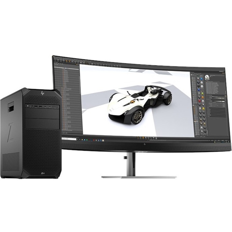 HP Z4 G5 Workstation - 1 x Intel Xeon Deca-core (10 Core) w5-2445 3.10 GHz - 16 GB DDR5 SDRAM RAM - 512 GB SSD - Tower - Black