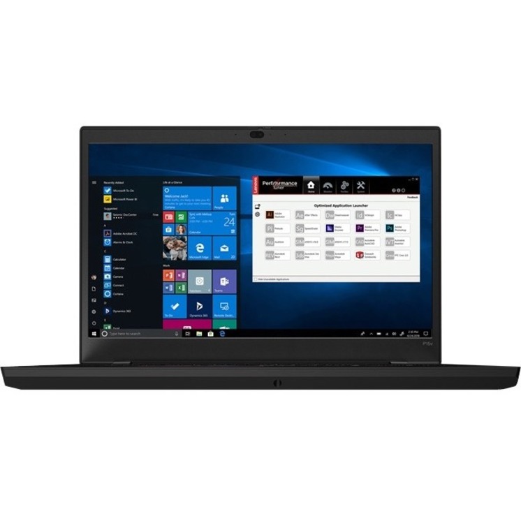 Lenovo ThinkPad P15v G2 21A9S08M00 15.6" Mobile Workstation - 4K UHD - Intel Core i7 11th Gen i7-11800H - 32 GB - 1 TB SSD - English Keyboard - Black