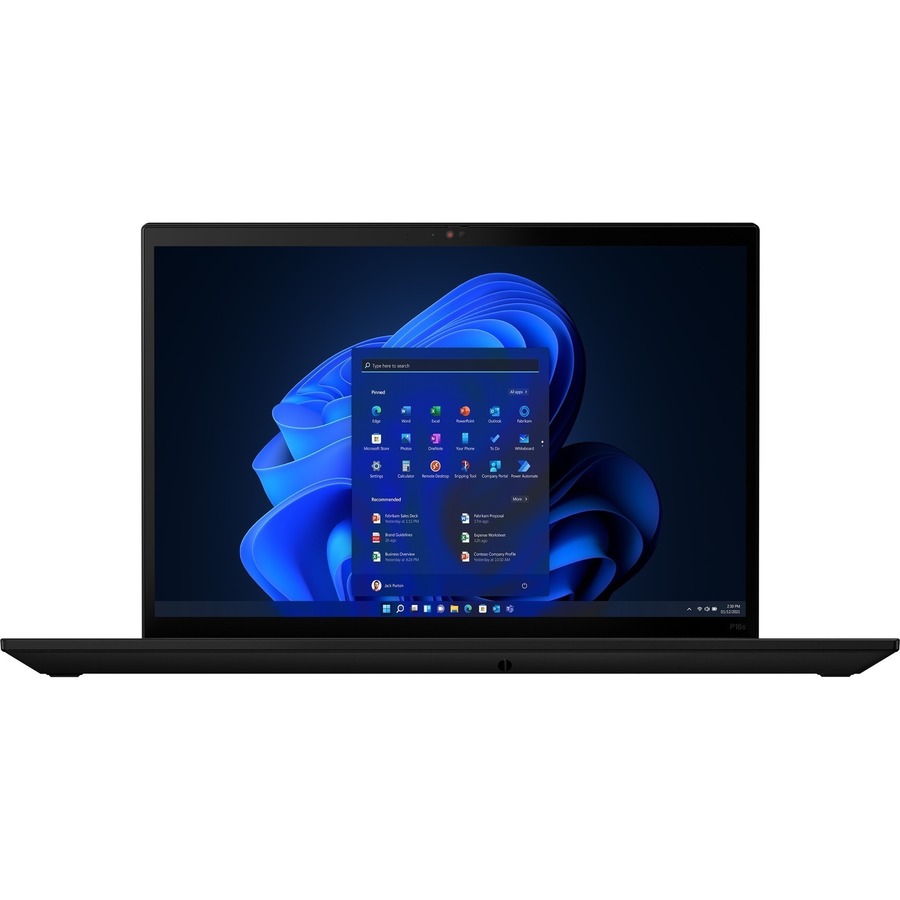 Lenovo ThinkPad P16s Gen 2 21HK001MUS 16" Mobile Workstation - WQUXGA - Intel Core i7 13th Gen i7-1370P - vPro Technology - 32 GB - 1 TB SSD - English Keyboard - Villi Black